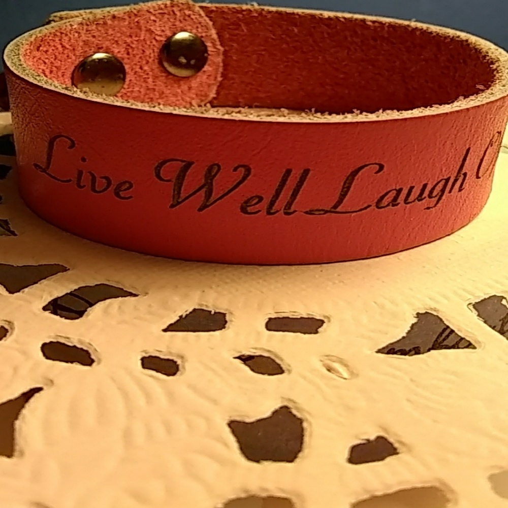 Handmade Leather cuff bracelet
